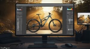 Bike photo editing background image