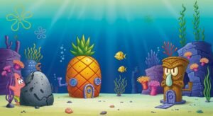 Bikini bottom spongebob background image 3