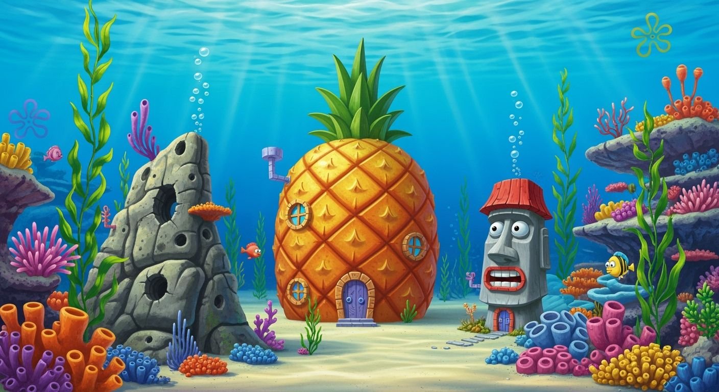 Bikini bottom spongebob background image 4
