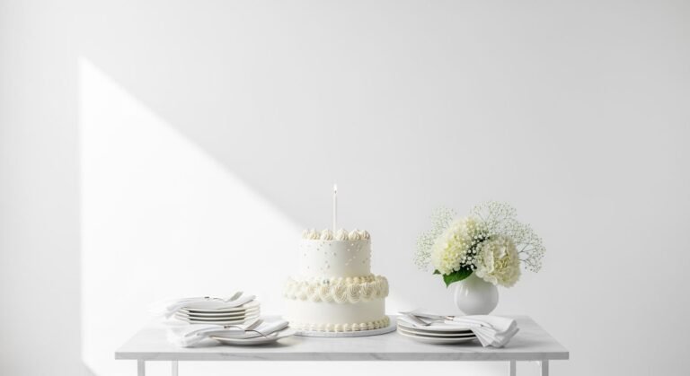 Birthday background all white image
