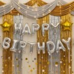 Birthday background curtain image