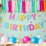 Birthday background decoration image 2