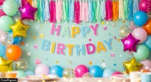 Birthday background decoration image 2