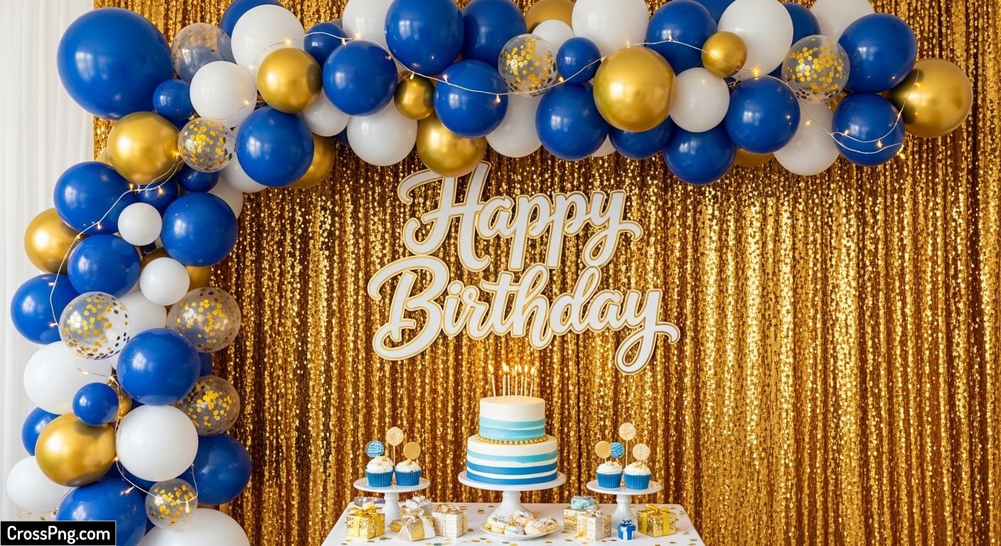 Birthday background decoration image 3