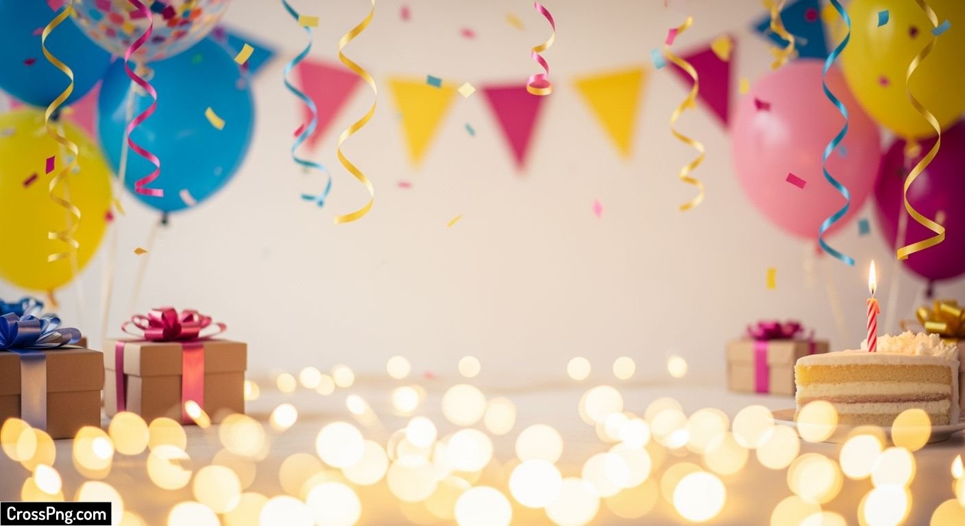 Birthday background for editing image