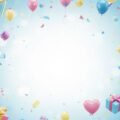 Birthday background for editing