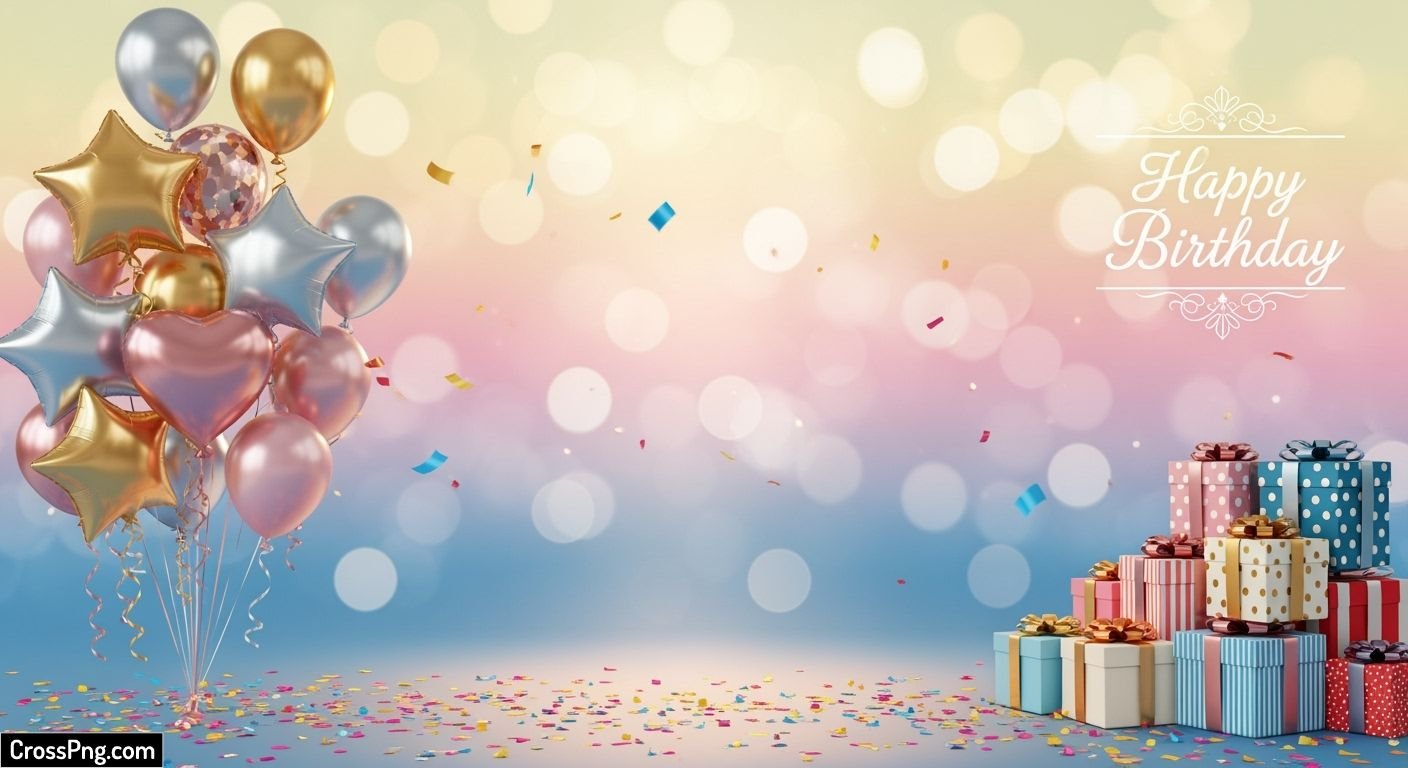 Birthday background for editing image 3