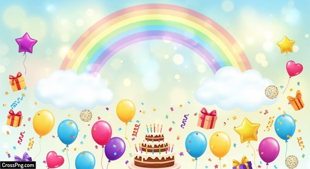 Birthday background for girl image