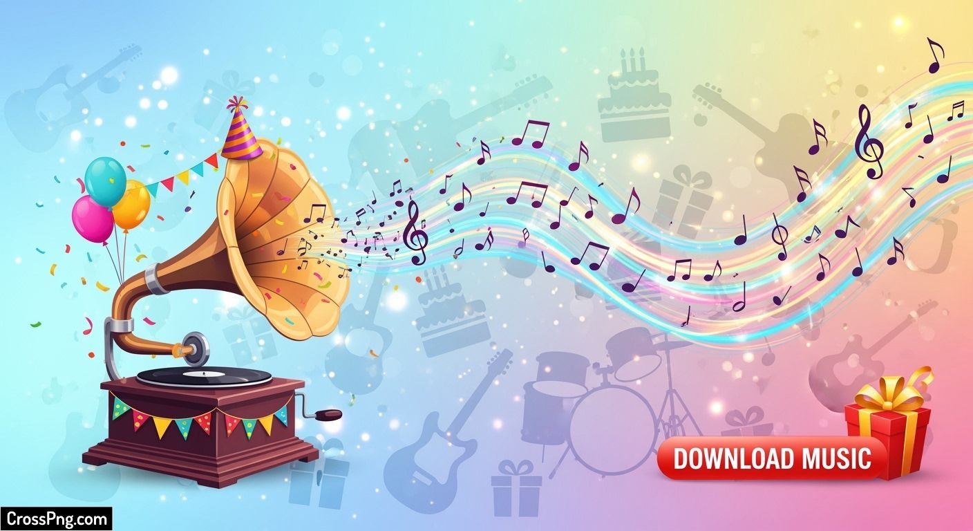 Birthday background music download image