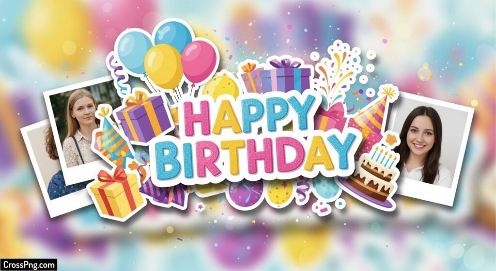 Birthday background picsart image 3
