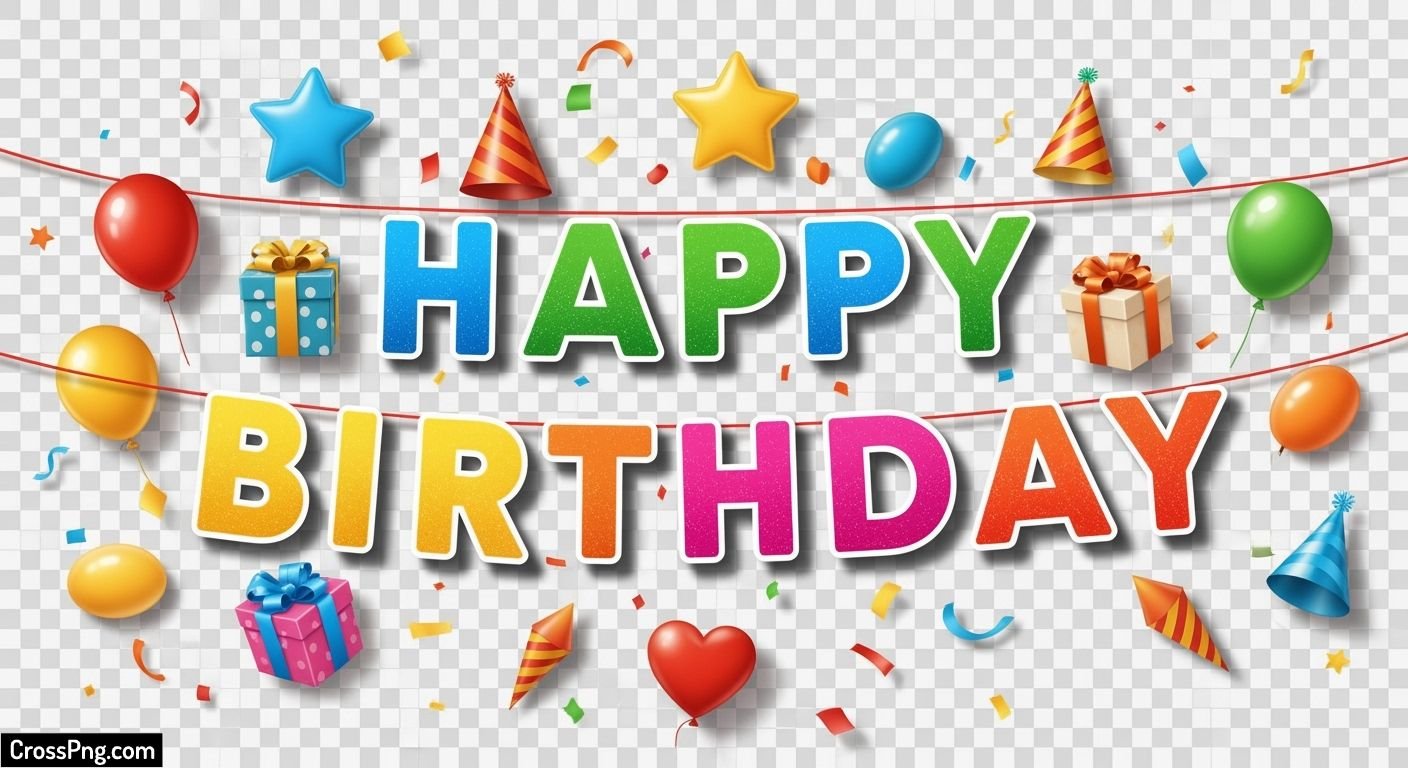 Birthday banner background hd png image 3