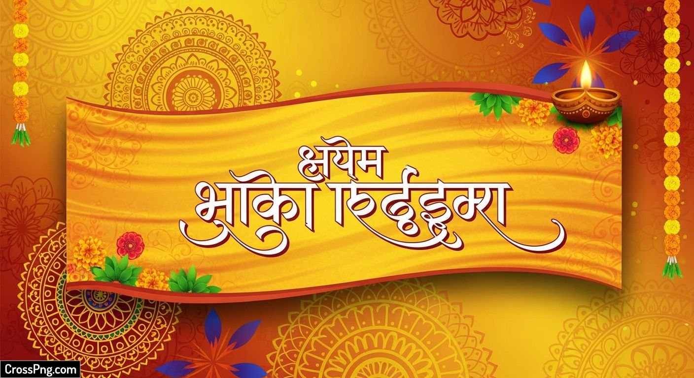 Birthday banner background marathi image 2