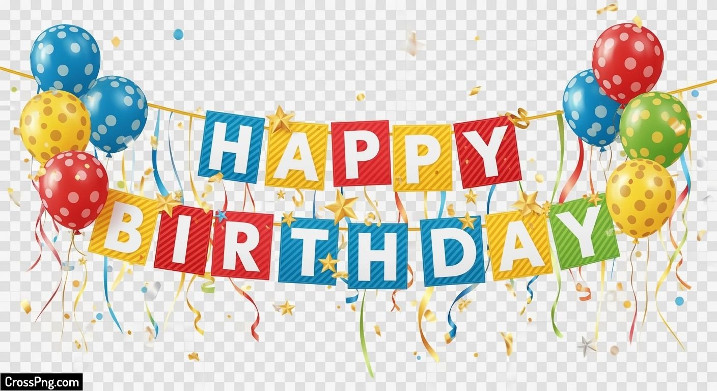 Birthday banner background png image 2