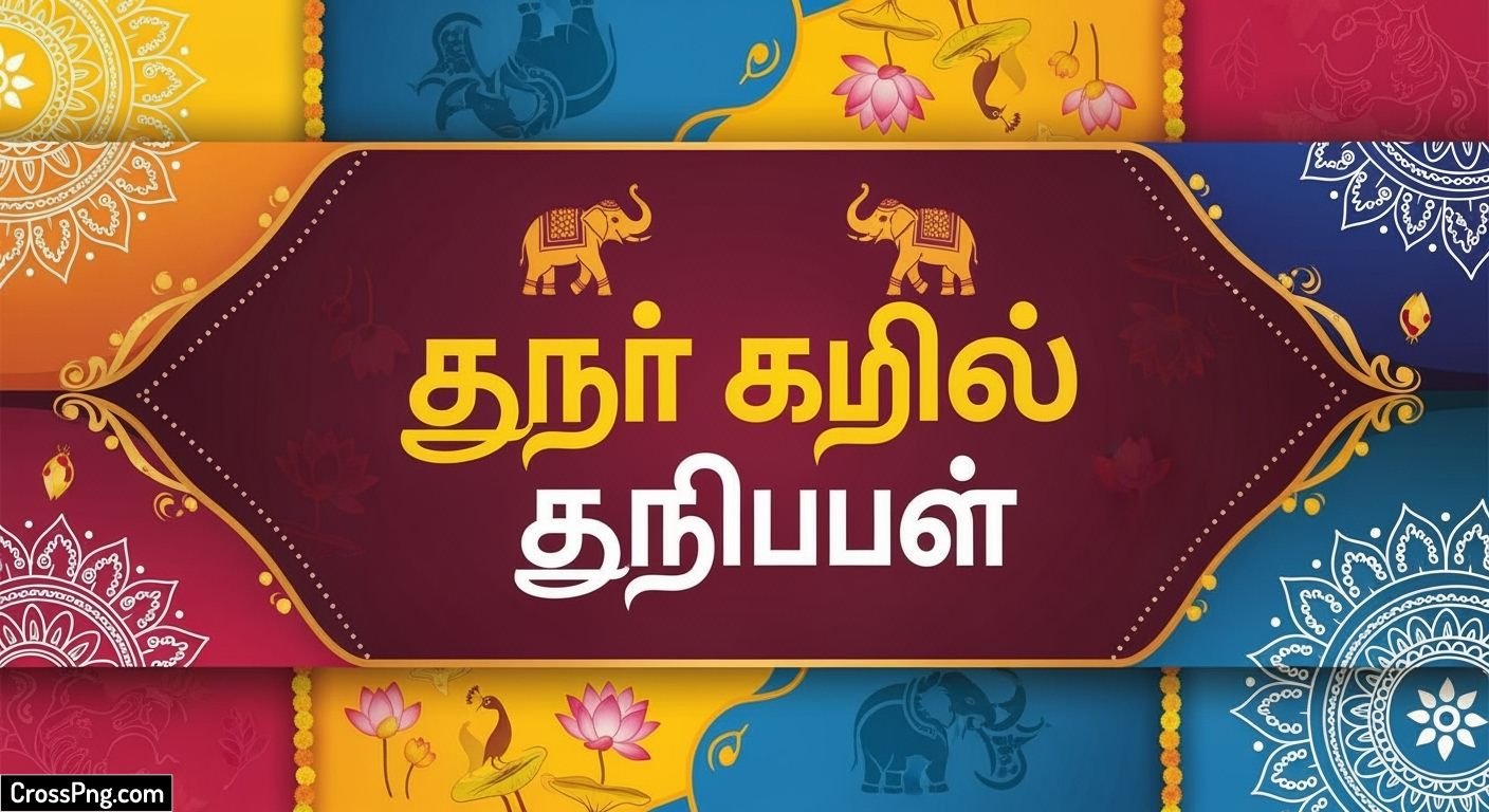 Birthday banner background tamil image 2