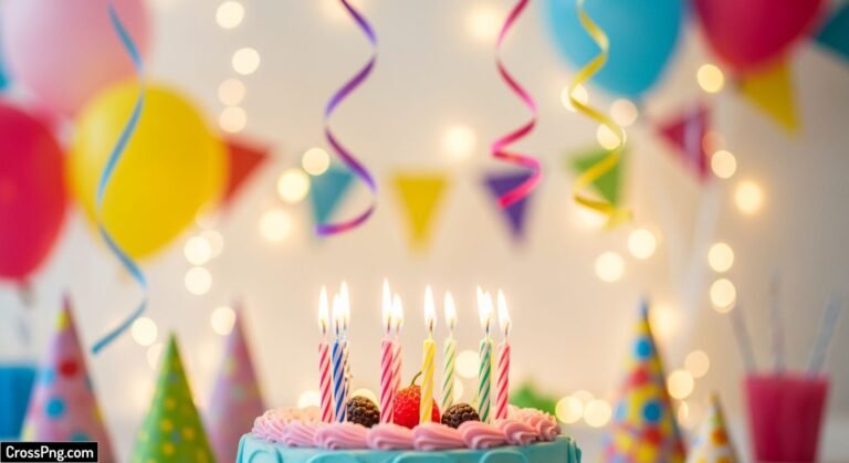 Birthday cake background image