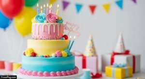 Birthday cake background image 3