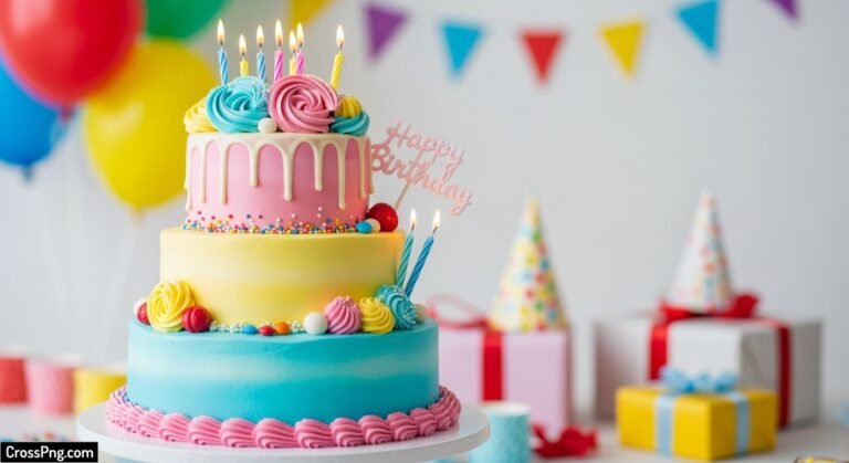 Birthday cake background image 3