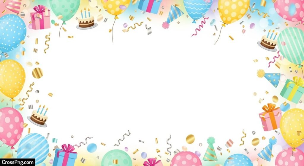 Birthday card background design image
