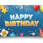 Birthday flex banner background design image