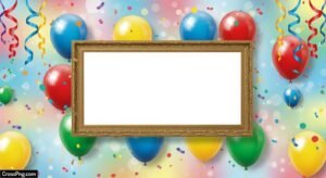 Birthday frame background image 2