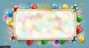Birthday frame background image 4