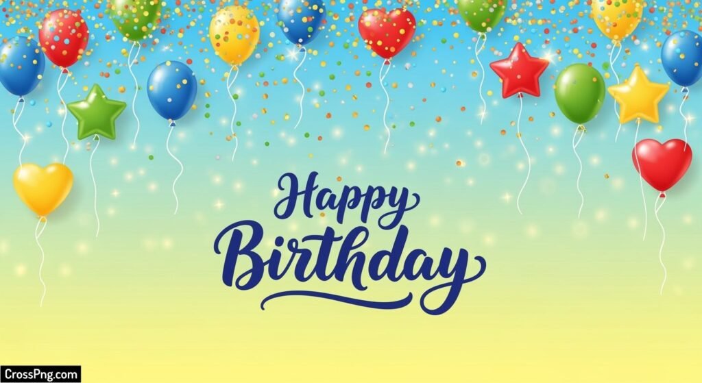 Birthday invitation background image