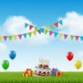 Birthday invitation background image