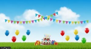 Birthday invitation background image 2