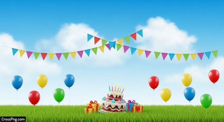 Birthday invitation background image 2