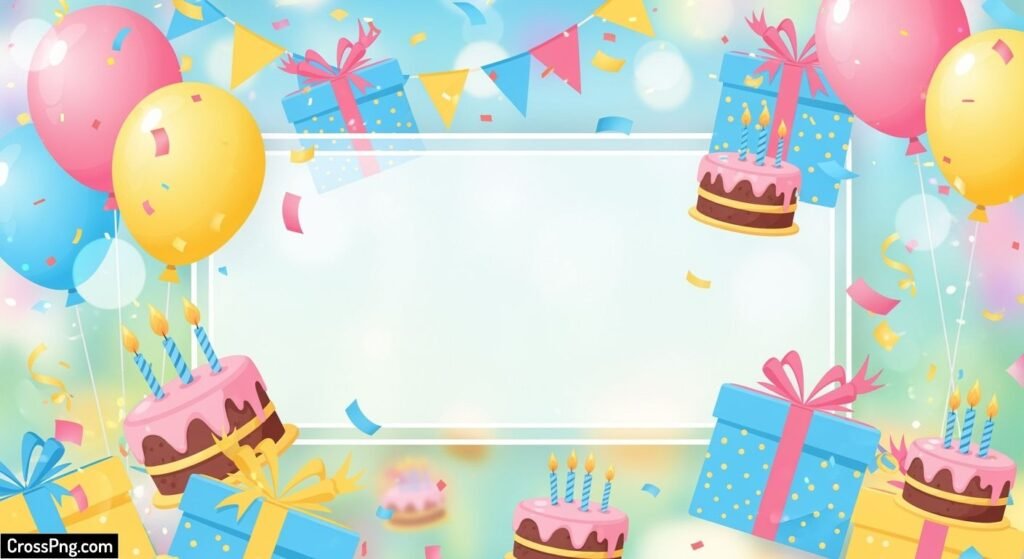 Birthday invitation background image 3