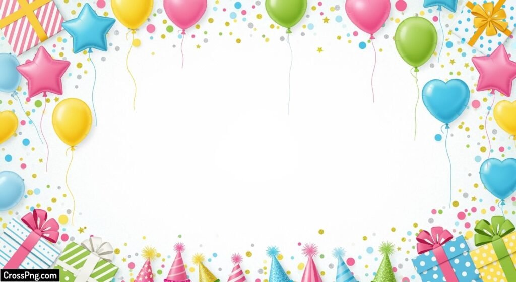 Birthday invitation card background image