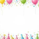 Birthday invitation card background image
