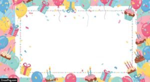 Birthday invitation card background image 2