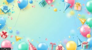 Birthday invitation card background image 3