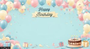 Birthday invitation card background image