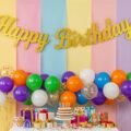 Birthday party background decoration