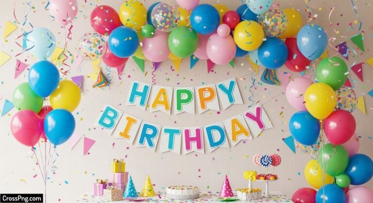 Birthday party background decoration image 3