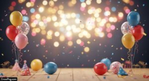Birthday photo editing background image