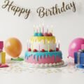 Birthday white background image