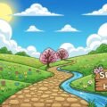 Bitmoji spring background