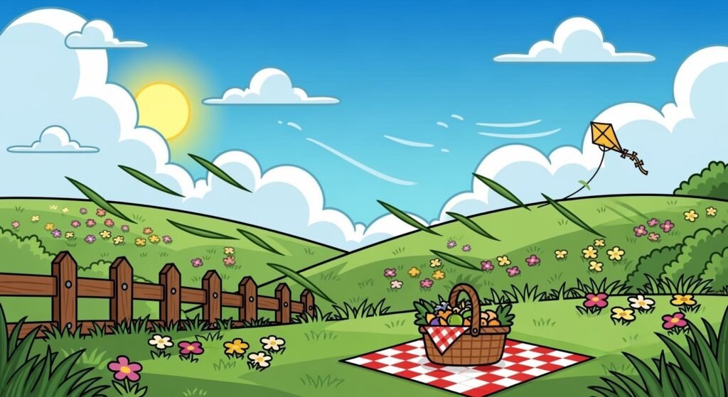 Bitmoji spring background image 2