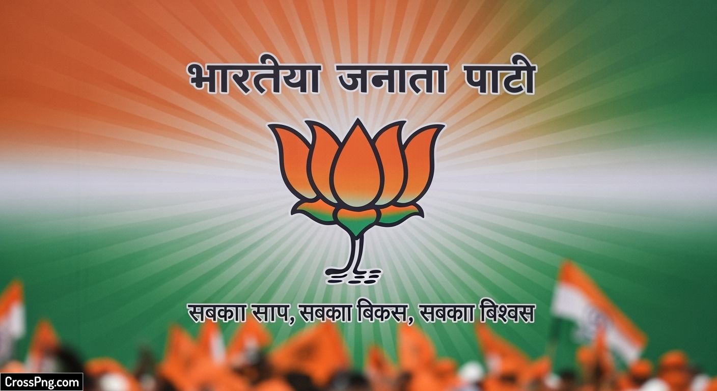 Bjp banner background up image