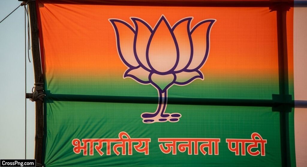 Bjp banner background up image