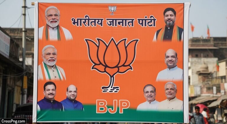 Bjp banner background up image 2