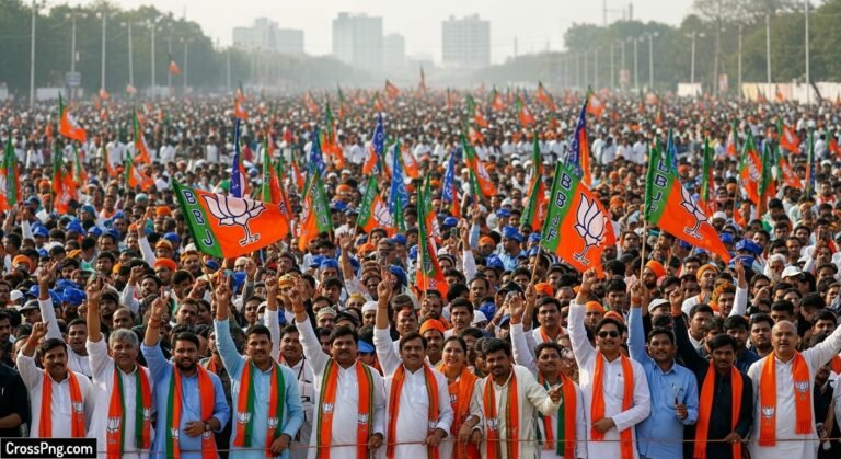 Bjp crowd background image 4