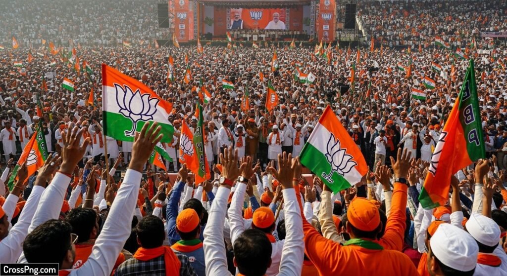 Bjp crowd background image 5