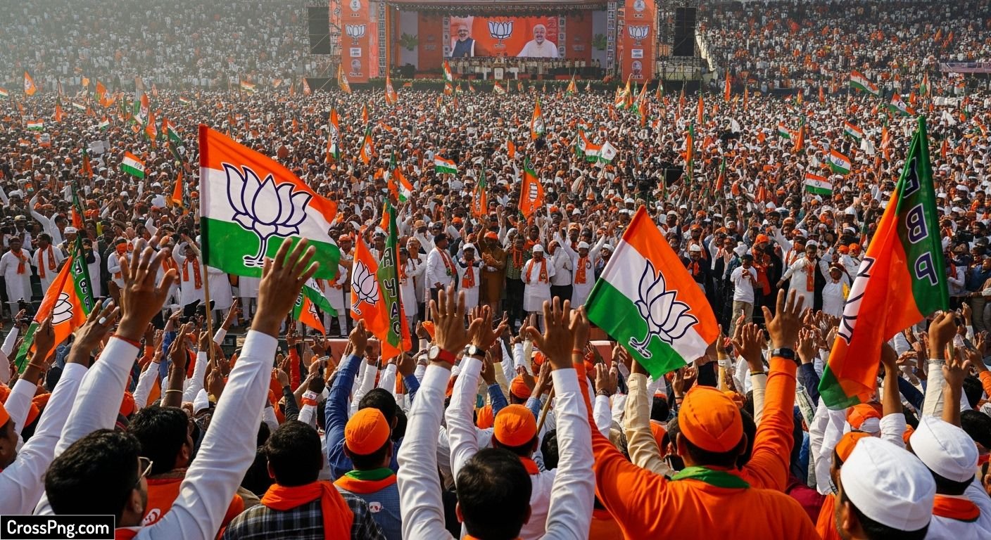Bjp crowd background image 5