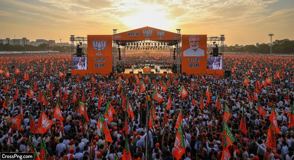Bjp rally background image
