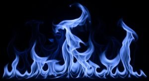 Black and blue flames background image 3