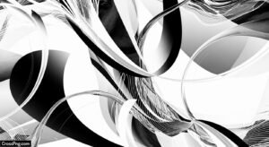 Black and white abstract background image 3